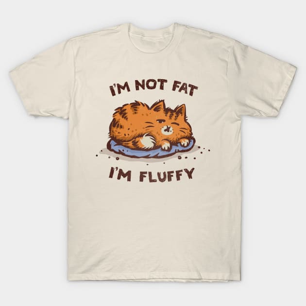 Fluffy Cat T-Shirt by kg07_shirts